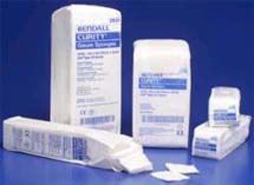 Curity Gauze Sponge Sterile 4  X 4  8 Ply Bx/50  Cs/24Bxs product image