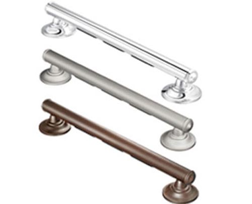 Moen Elegance Grab Bar  24  Brushed Nickel  w/Grip Pads product image