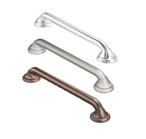 Moen Ultima Grab Bar  24  Brushed Nickel  w/Curl Grip product image