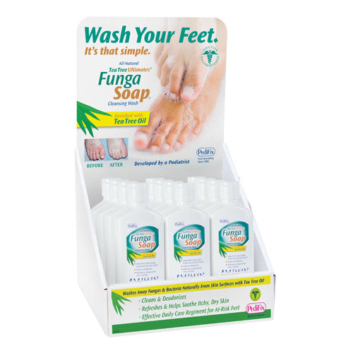 FungaSoap Tea Tree Ultimates 6oz Cleansing Wash Display product image