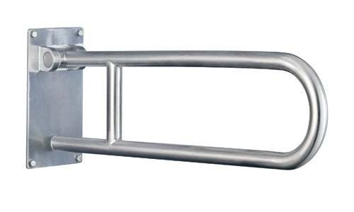 Flip-Up Grab Bar  Peened Stainless Steel  Std product image