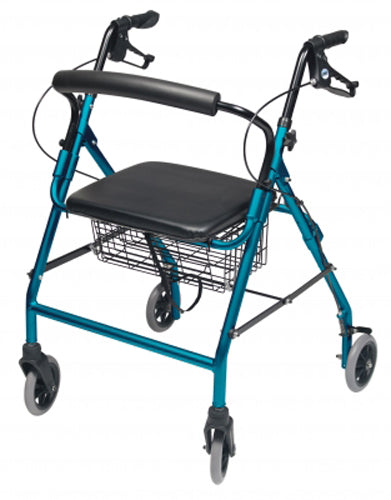 Walkabout Wide 4-Whl Rollator Aqua product image