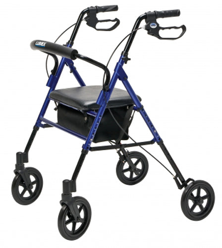 Set n' Go Wide Rollator Ht Adj Blue product image