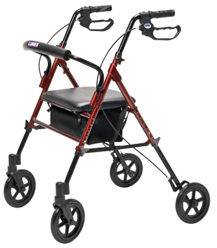 Set n' Go Wide Rollator Ht Adj Burgundy product image