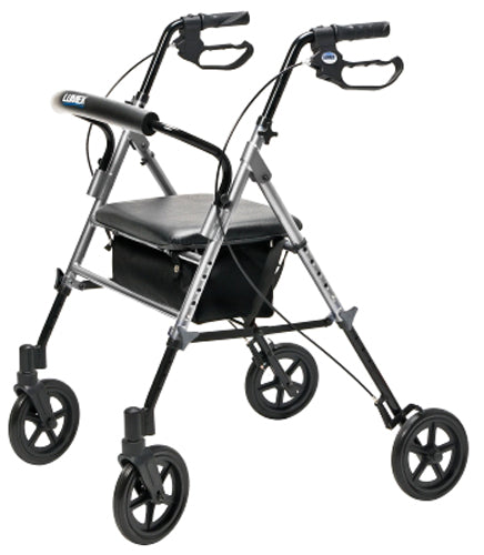 Set n' Go Wide Rollator Ht Adj Silver product image