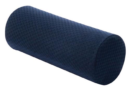 Round Cervical Pillow-Blue Memory Foam 12 h x 5 wx 5 d product image