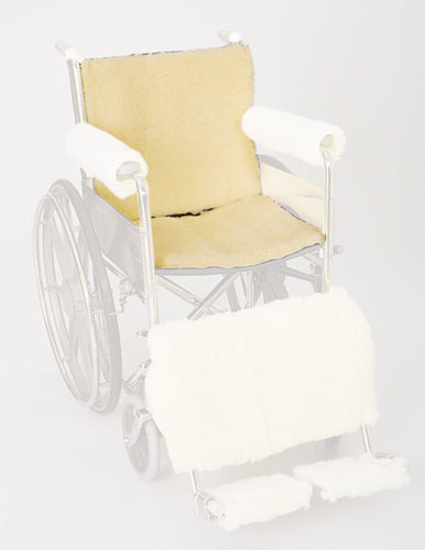 Synthetic Sheepskin Wheelchair Seat & Backrest Pads product image