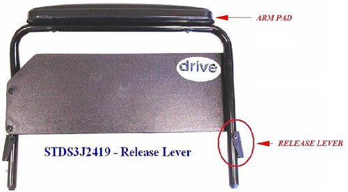 Full Arm only  Left side for Cruiser III Wheelchairs product image