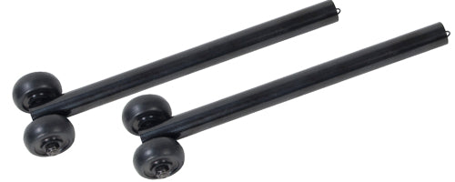Anti-Tippers(pr) W/ Wheels for Drive Silver Sport 1 & 2 Black product image