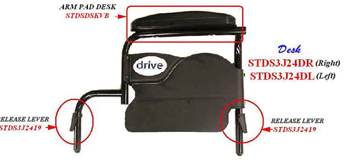 Universal WC Desk Arm Pad Vinyl  1/ea product image